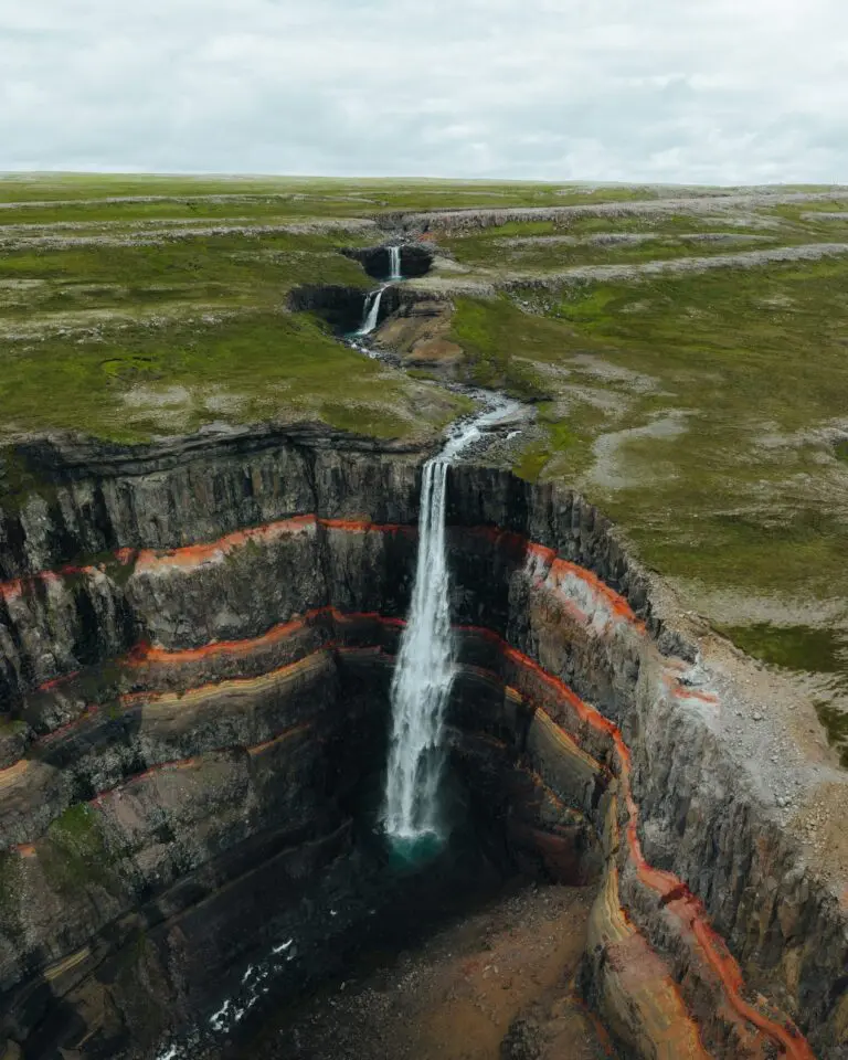 Waterfall Iceland Cliff