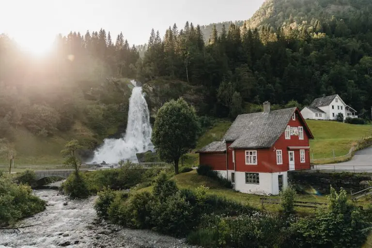 Norwegen Wasserfall